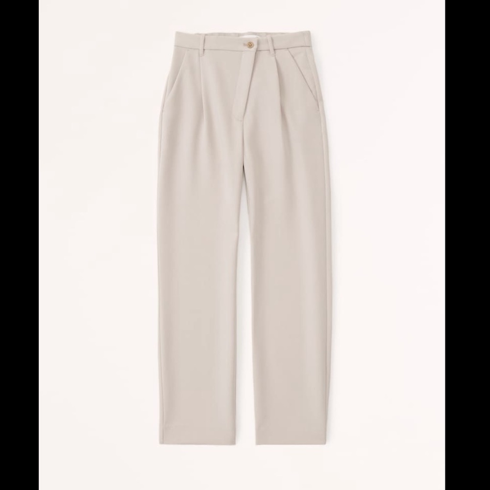 Abercrombie relaxed tailored straight pants